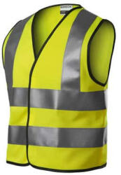 RIMECK 9V4 Rimeck HV Bright biztonsági mellény gyerekeknek fluoreszkáló sárga - 6-8 éves/116-140 cm (9V49732)