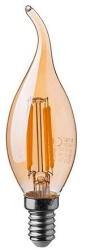 V-TAC Bec Led E14 4w Cu Filament 2200k Alb Cald (sku-217114)
