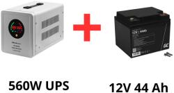 Qoltec Qltec Szünetmentes tápegység keringető szivattyúkhoz 560W + 44Ah akkumulátor csomag (QC-50718-44)