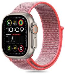 Tech-Protect TP2144 Tech-Protect Nylon Apple Watch 6 / 7 / 8 / 9 / 10 / SE (40/41/42mm) óraszíj, Rózsaszín (Hot Pink) (TP2144)