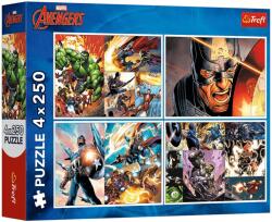 Trefl Marvel - Bosszúállók 4x250 db-os (13309)