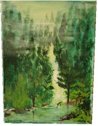  Akril festmény 50x40 cm