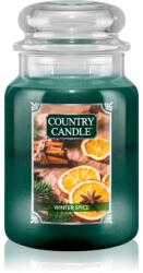 The Country Candle Company Winter Spice illatgyertya 680 g