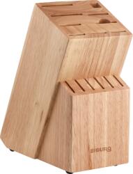 Siguro Rustic Fa késblokk - 13 kés, olló / élező (SGR-KB-W218LW)