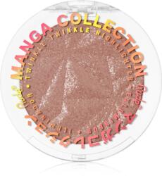 Rude Cosmetics Manga Collection Twinkle Twinkle Highlighter kompakt púderes élénkítő arcra árnyalat Sawa-Chan's Heart 4 g