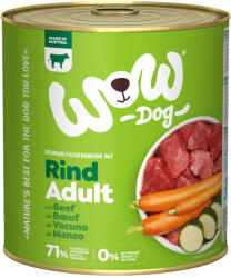 WOW 12x800g WOW Adult nedves kutyatáp - Marha
