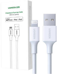 UGREEN US155 USB-Lightning kábel 2.4A, 0.5m (fehér) - smartdiszkont