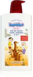 Bambino Kids Bolek and Lolek 2 in 1 sampon és tusfürdő gél 2 in 1 gyermekeknek Meerkats 1000 ml