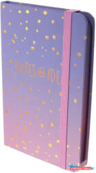  Notes and ideas aranyozott notesz - vonalas (A5) (3783-17L)