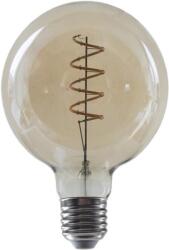 Diolamp Globe G95 Amber LED filament izzó, 4 W, 230 V, E27, 1800 K, 270 lm, 360°, szabályozható (PALA954WWSDIMAM)