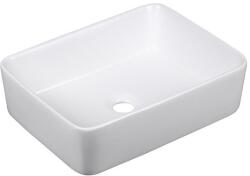 Inter Ceramic Мивка за баня ICB 863, монтаж върху плот, порцелан, бял, 48x37x13.5см (863)