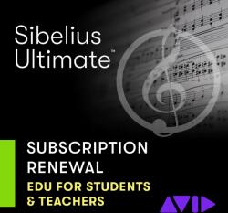 Avid Sibelius Ultimate Annual Subscription Renewal for Students & Teachers (1406-64)