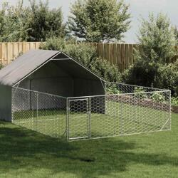 vidaXL Открита кучешка колиба с бягаща пътека 6x3x1, 9 m (3329242)