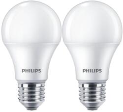 Philips KÉSZLET 2x LED Izzó Philips A60 E27/10W/230V 4000K 8719514471016 (P6073)