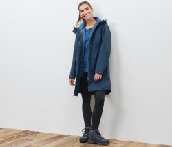 Tchibo Női 3 az 1-ben funkcionális kabát, sötétkék Kabát: kék denim Mellény: kék 48