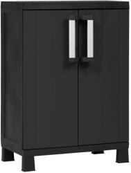 Toomax Garage midi low black beltéri szekrény - fekete