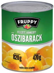 Fruppy Őszibarackbefőtt felezett - 820g