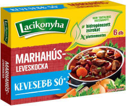 Lacikonyha marhahúsleves-kocka sócsökkentett - 60g