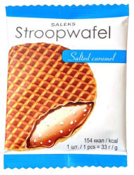  Saleks Stroopwafel sós karamellás ostya - 33 g