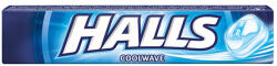 HALLS coolwave mentol-eukaliptuszízű, töltetlen keménycukorka - 33, 5g - kamraellato