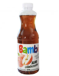 Bambi light alma ízű gyümölcsszörp - 1000 ml