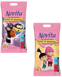 Novita Minions smink eltávolító nedves törlőkendő - 12 db