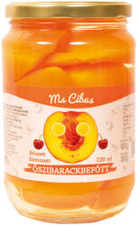 Cibus őszibarackbefőtt felezett - 720ml