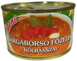 Szegedi Paprika Zrt. Menü sárgaborsófőzelék kolbásszal - 400g