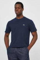 Lacoste pamut póló sötétkék, férfi, sima, TH7318 - sötétkék S - answear - 17 990 Ft