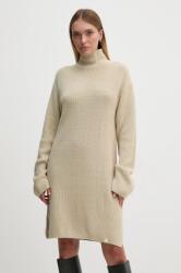Calvin Klein ruha bézs, midi, egyenes, J20J224662 - bézs XS