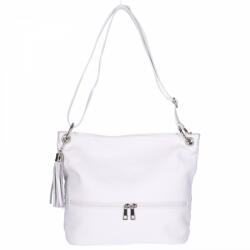 Rea Moda Olasz bőr 7500 fehér női válltáska