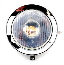  130 mm-es krómozott fényszóró Zündapp KS 50 GTS C-hez Diverse / Import Elektronika Lámpa, fényszóró, index Fényszóró (OEM)