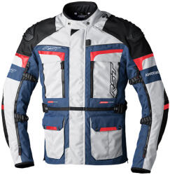 RST pro series adventure-x dzseki textil - ezüst/kék/piros RST Sisakok és ruházat Kabát