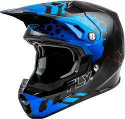 FLY Racing RACING Formula CC Tektonic Sisak - Fekete/Kék/Piros FLY Sisakok és ruházat Offroad sisak