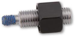 HIGHSIDER tükör adapter M10 x 1, 25 mm-ről M6-ra - Fekete HIGHSIDER Kormány és tartozékai Tükör