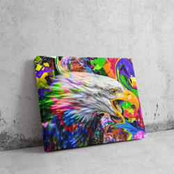 Sas a Színek Hullámában - Pop Art Vászonkép (618276)