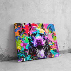  Színes Kutyaportré - Pop Art Vászonkép (654429)