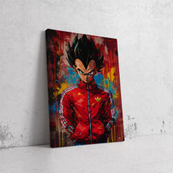 Vegeta Piros Dzsekiben - Pop Art Vászonkép (199976)