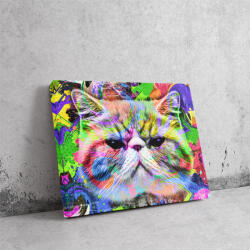 Cuki Pofi Macska - Pop Art Vászonkép (745698)