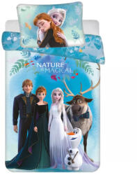  Disney Jégvarázs Nature is Magical gyerek, ovis ágyneműhuzat 100×135 cm, 40×60 cm (JFK038680) - oliviashop