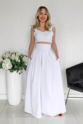  Fehér hosszú szoknya Méret: 4XL
