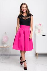 Parisse Ciklámen A-vonalú rövid szoknya Méret: XL