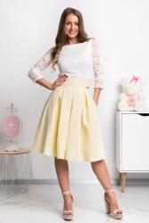 Parisse Sárga A-vonalú rövid szoknya Méret: S