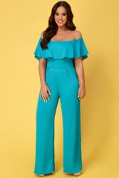  Türkiz bő kombiné fodros Méret: S