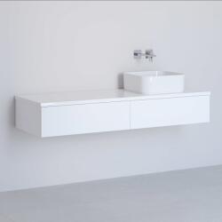 Kronenbach Cube dulap cu blat 141x48.7x23.5 cm sub chiuveta pe perete alb KBWTKOWTL1412WH (KBWTKOWTL1412WH)