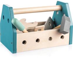 Zopa Wooden Tool Box комплект инструменти Blue 14 бр