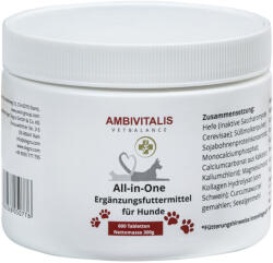 Ambivitalis 2x600 Ambivitalis All-In-One tabletta étrend-kiegészítő eledel kutyáknak