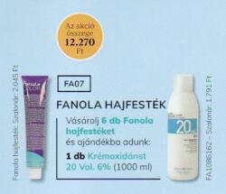 FA07 FANOLA Color hajfesték 6 + 1x 6% Oxi (+ AJÁNDÉK 1 db)