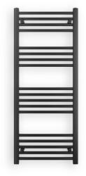 Nero Italia Fekete 500x1200mm törölközőszárítós fürdőszobai radiátor Welland Lux | Készletről | Gyors kiszállítással (CN1200500BL)