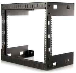 StarTech StarTech. com RK812WALLO állvány 8U Falra szerelhető állvány Fekete (RK812WALLO)